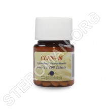 CLEN-40, Clenbuterol 40mcg, 100 tabs, Global Anabolic