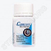 Clenbuterol 20 mcg/tab, 200 tabs, LA Pharma