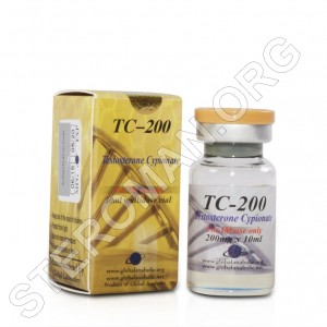 TC-200, Testosterone Cypionate 200mg, Global Anabolic