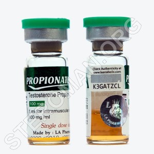 Propionate 100, testosterone propionate 100 mg/ml, 1ml Vial, LA Pharma