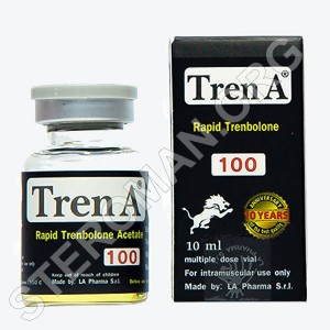 Tren-A 100, trenbolone acetate 100 mg, 10ml/vial,  LA Pharma