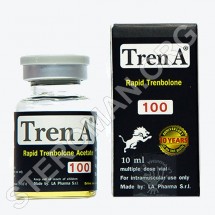 Tren-A 100, trenbolone acetate 100 mg, 10ml/vial,  LA Pharma