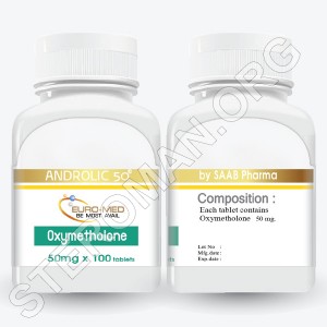 Androlic 50, Oxymetholone, EURO-MED