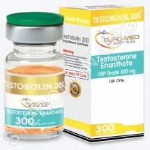 Testobolin 300, Testosterone Enanthate 300mg, Euro-Med