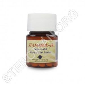 STANOZOL-10, 100 tabs Stanozolol, Global Anabolic